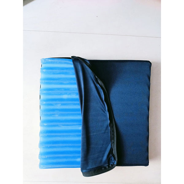 Silicon Gel Seat Cushion Non-Slip Breathable Soft Pad Sitter for Wheelchair Car Office Chair with Washable Cover