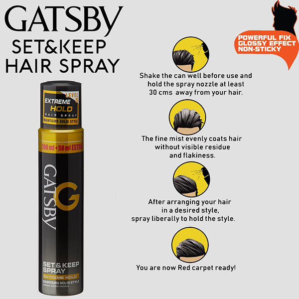 GATSBY  Products  Hair Styling  Hair Spray